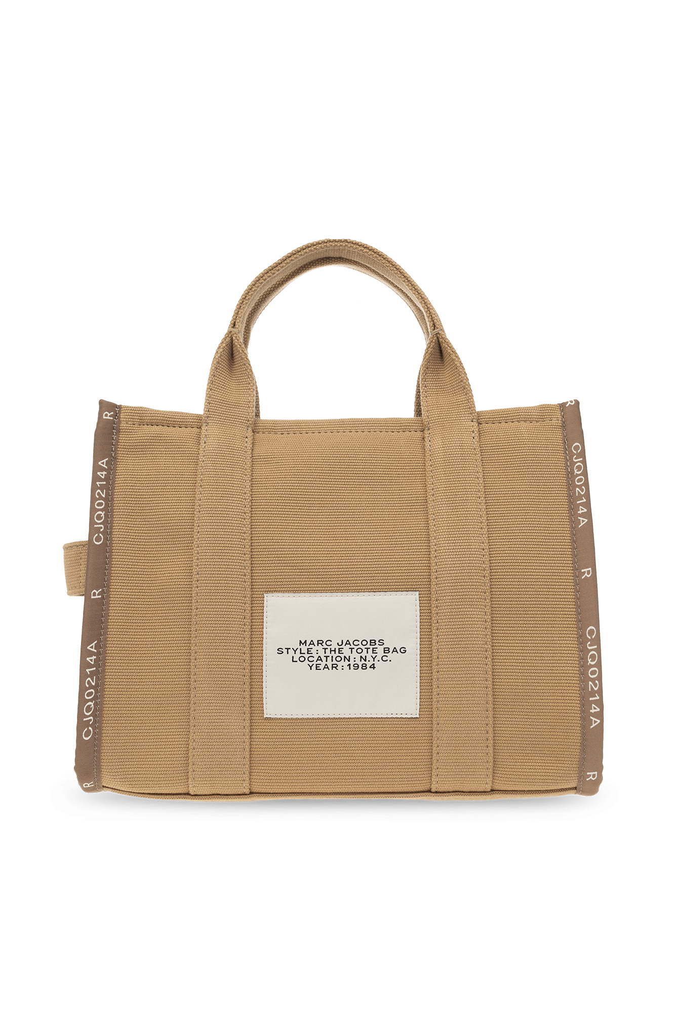 トートバッグ Marc Jacobs The Medium Tote Bag in beige canvas Marc Jacobs The Canvas Medium Tote Bag in Beige | REVOLVE